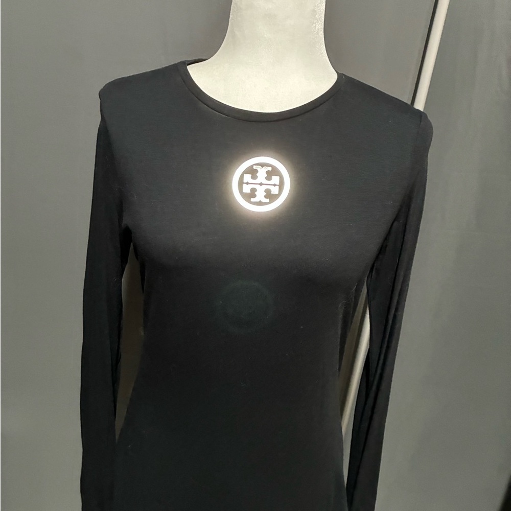 Tory Burch Black Long Sleeve Tee